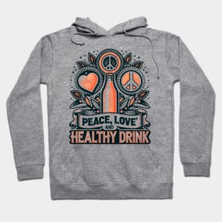 Peace, Love, Kombucha 2 Hoodie